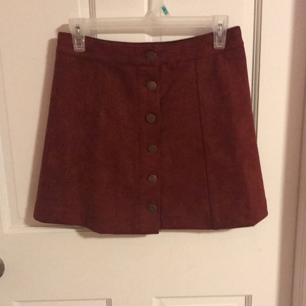 Forever 21 suede skirt